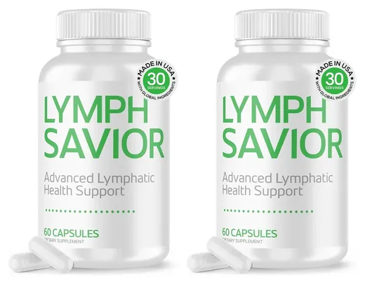 2 bottles of Lymph Savior capsules