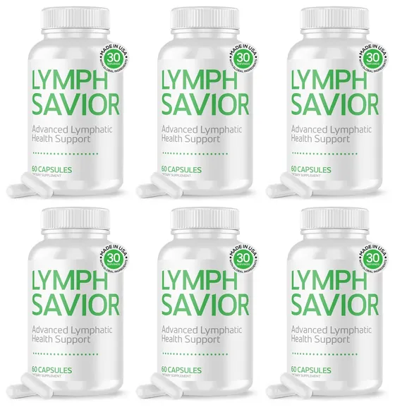 6 bottles of Lymph Savior capsules